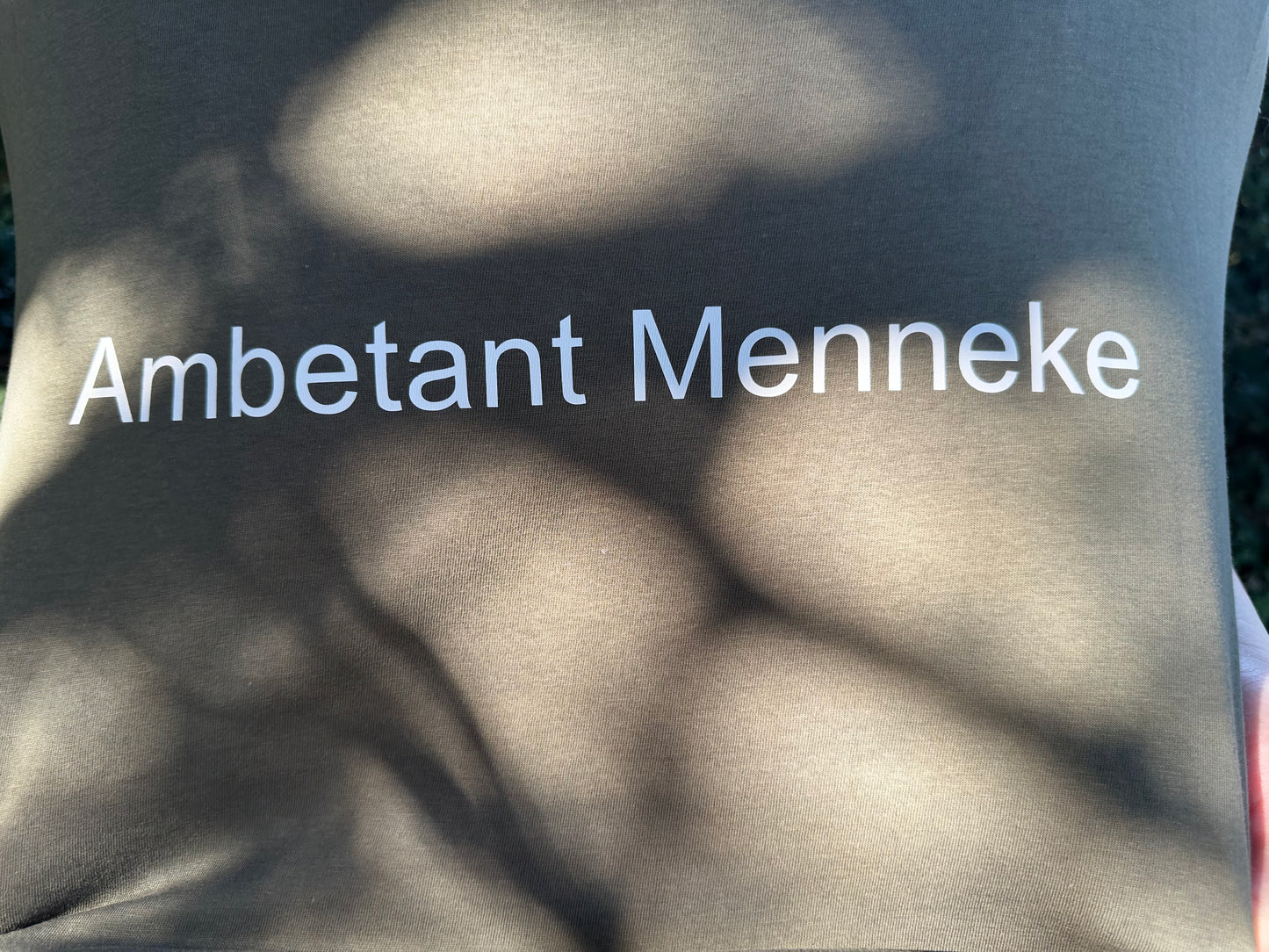 T-Shirt bedrukt "Ambetant Menneke"