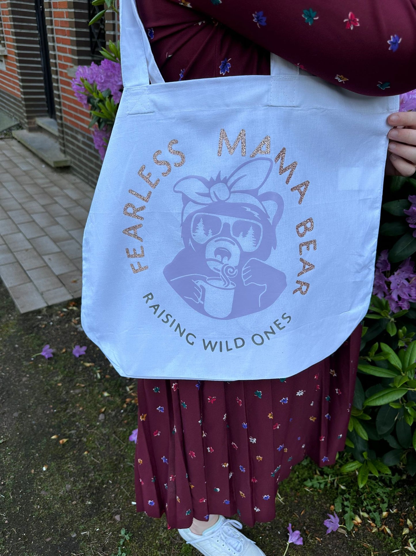 Maxi tote-bag met bedrukking